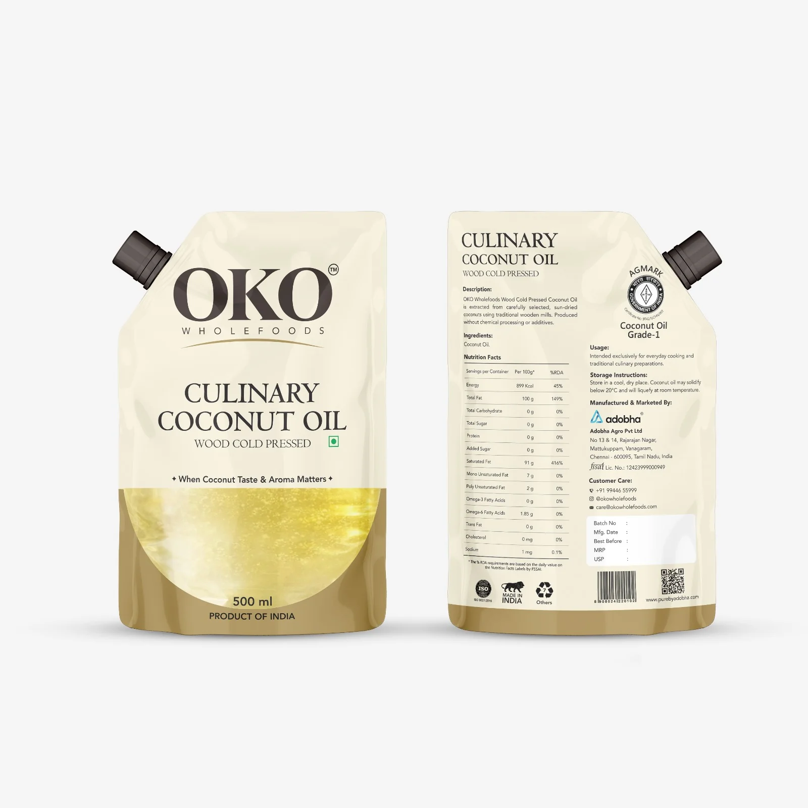 OKO Culinary Coconut Oil Wholesale - HoReCa Supply