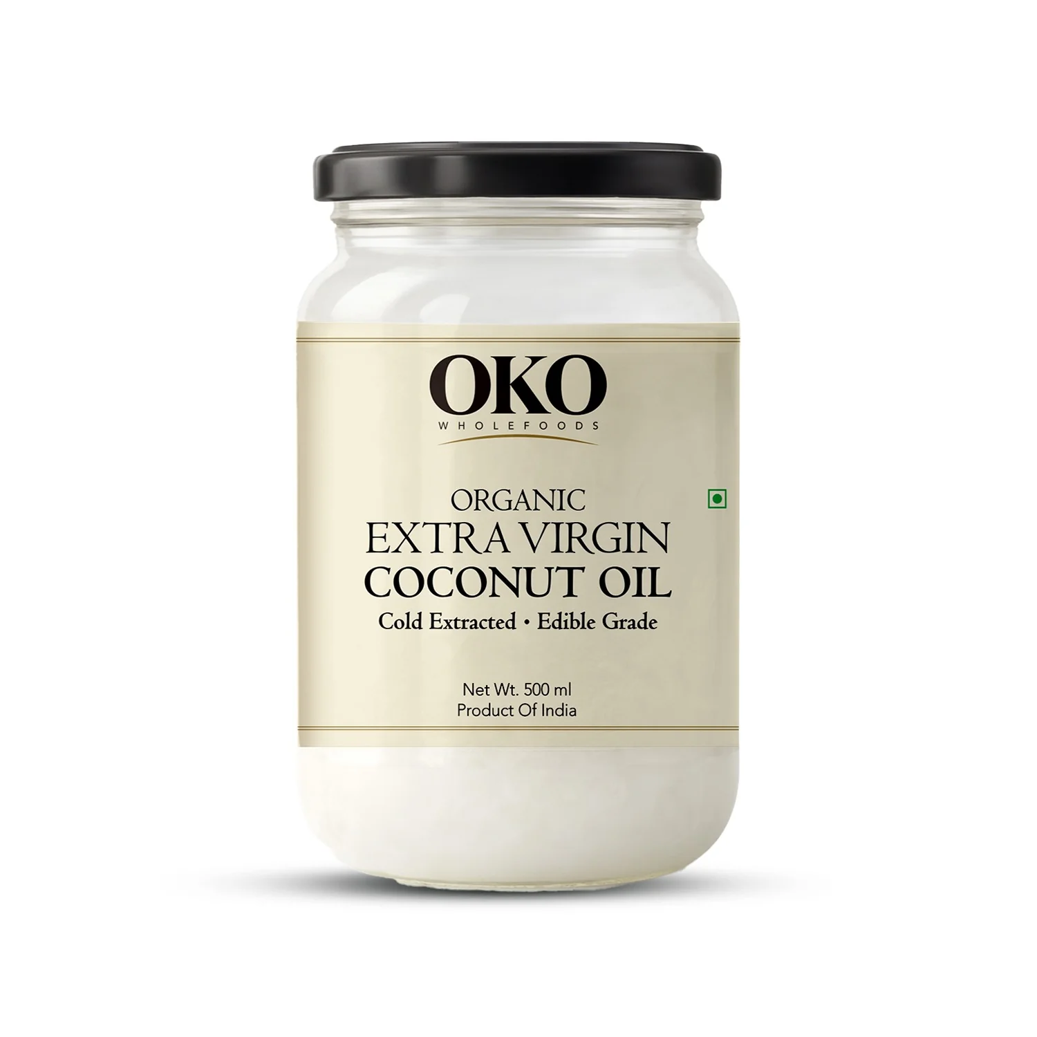 OKO Organic Extra Virgin Coconut Oil Wholesale - Glass Bottle Packaging