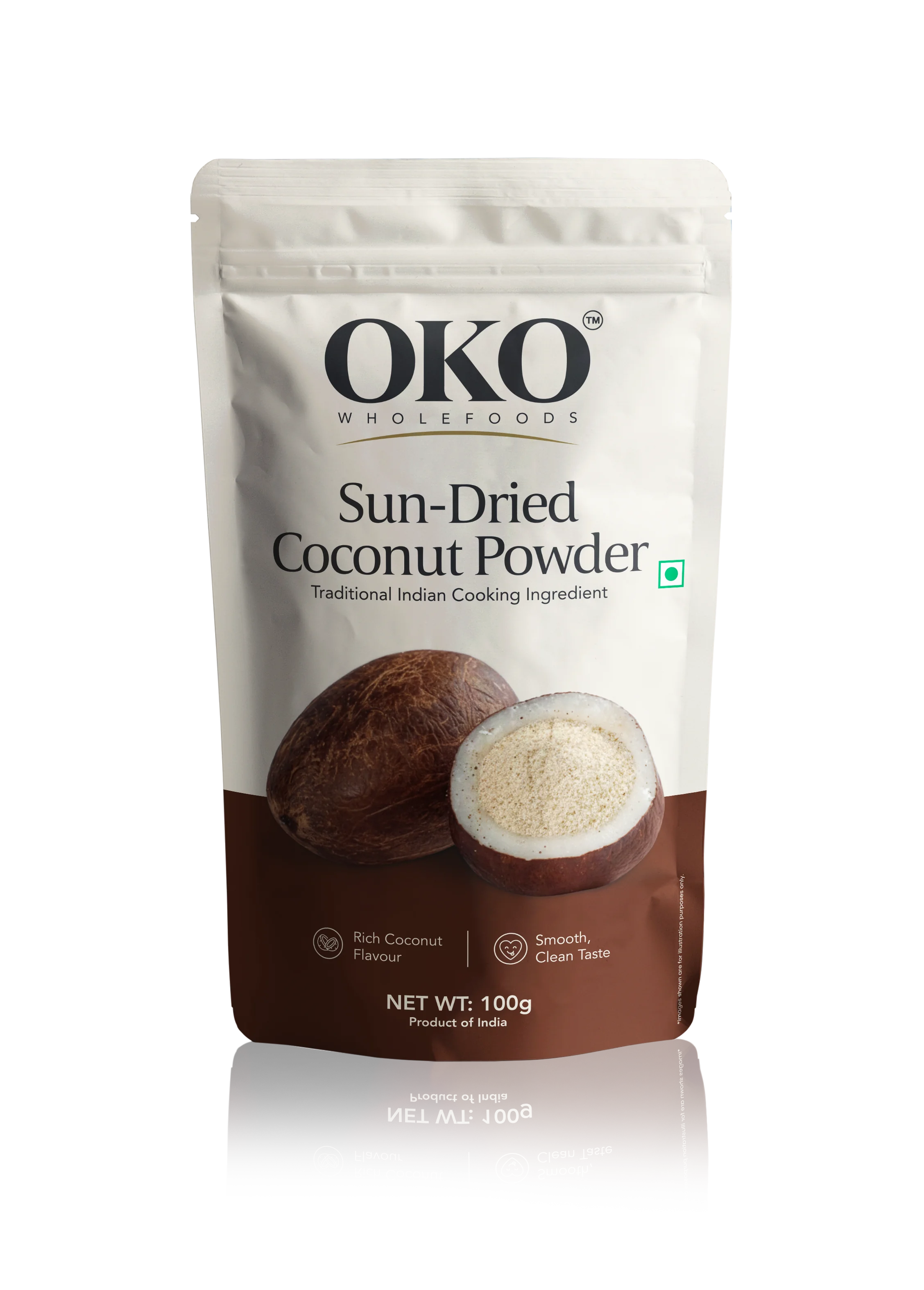 OKO Sun-Dried Coconut Powder Wholesale - Stand-Up Pouch